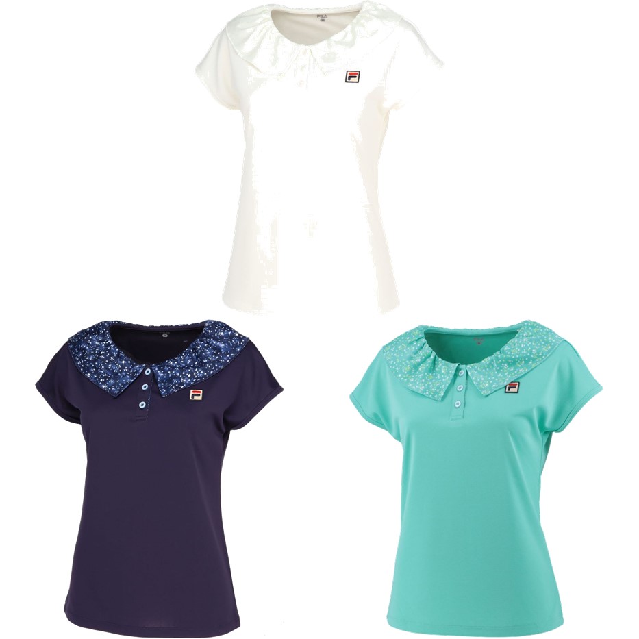 FILA（フィラ） テニスウェア レディース ゲームシャツ VL2642 2023SS