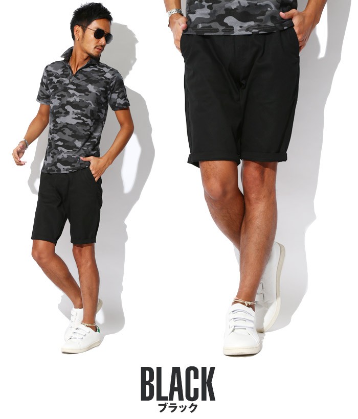ショートパンツ メンズ ハーフパンツ ショーツ ツイル チノパン 膝上