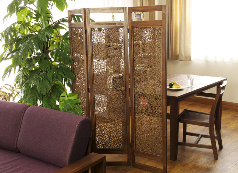アジアン家具 パーテーション パーティション 衝立 おしゃれ チーク