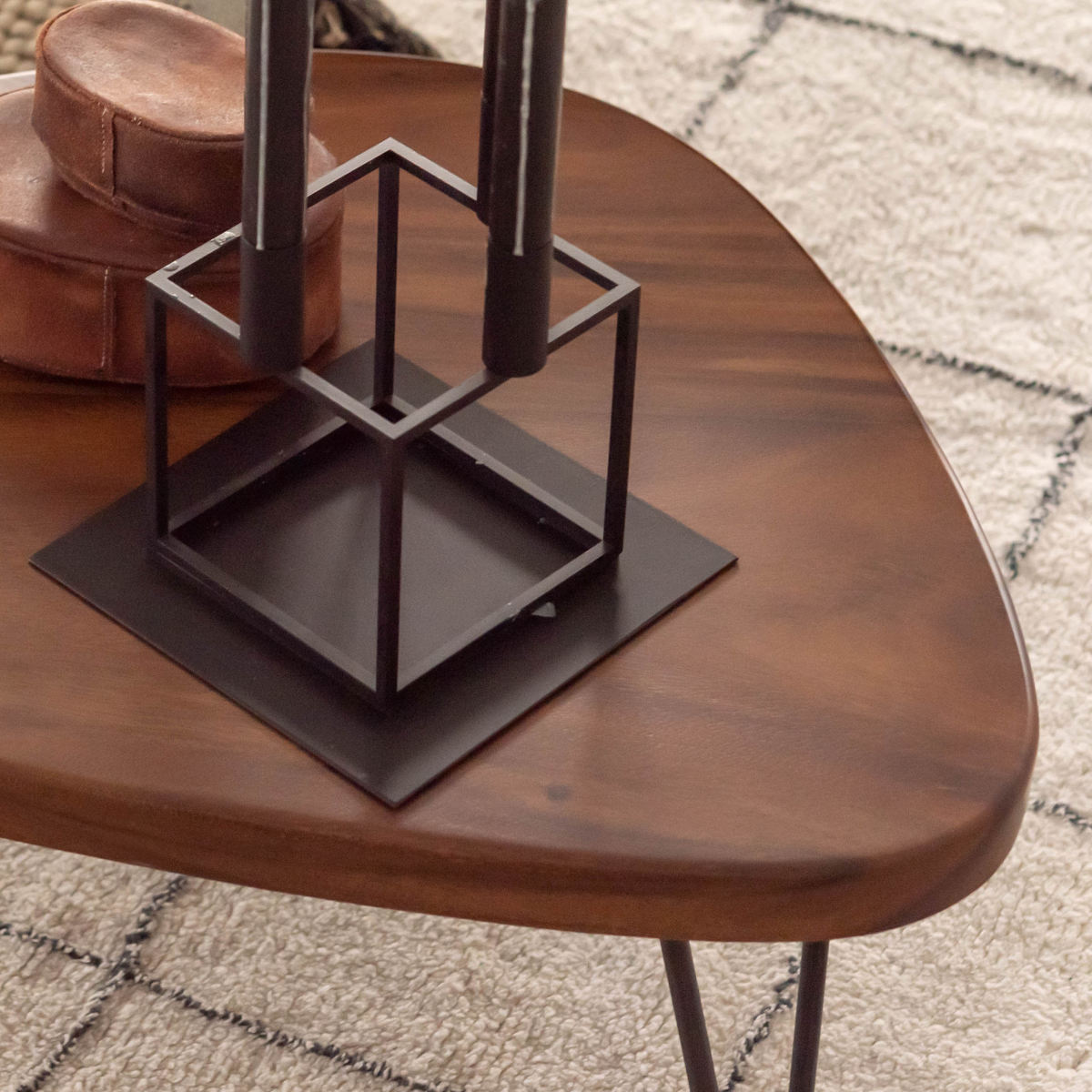 東谷 センターテーブル 幅80cm 天然木 （ ローテーブル リビング