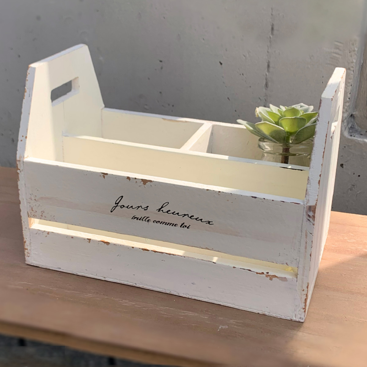 HABITER（アビテ） 小物入れ ラルモニ ハンドルボックス 木製 （ 幅24