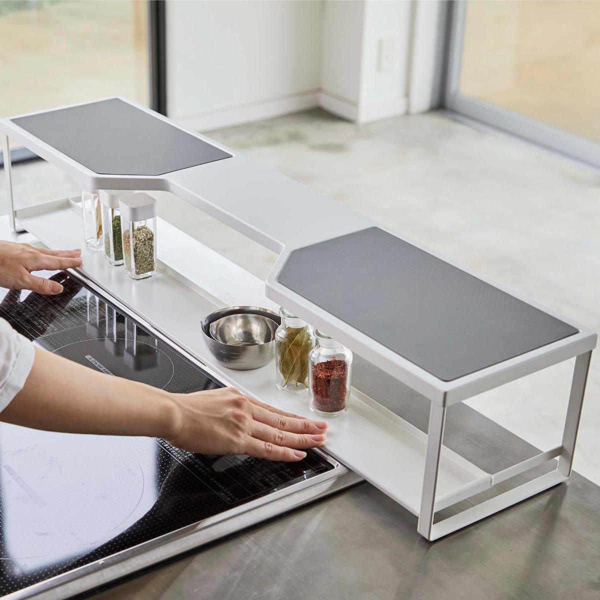 コンロ奥ラック 75cmのおすすめ人気商品一覧 通販 - Yahoo!ショッピング