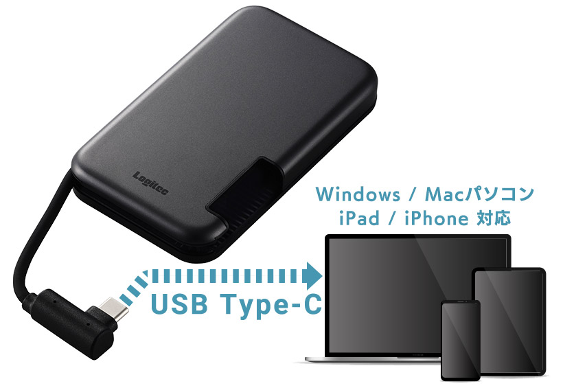 ロジテック SSD 外付け 1TB MagSafe ProRes 動画 対応 iPhone iPad OS