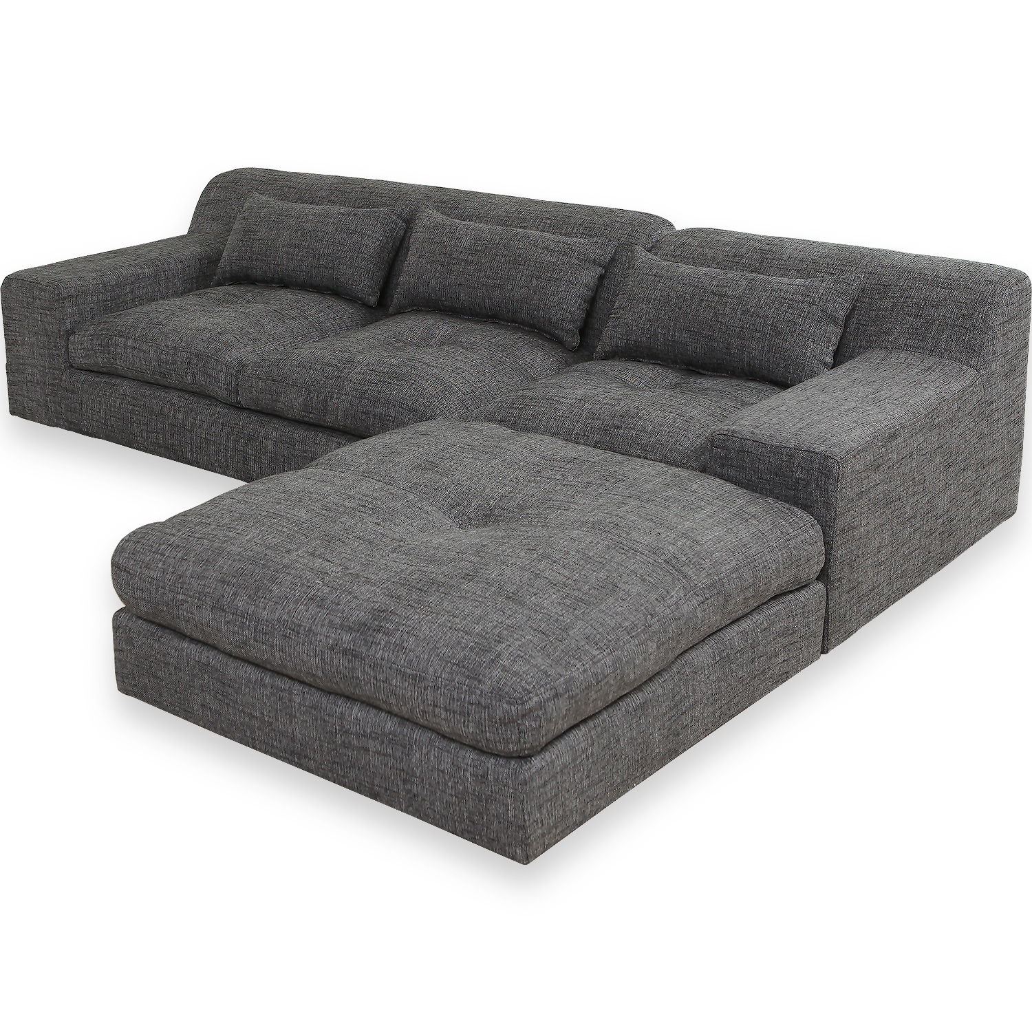 LOWYA（ロウヤ） ソファ フロアソファ ローソファ 3人掛け カウチ