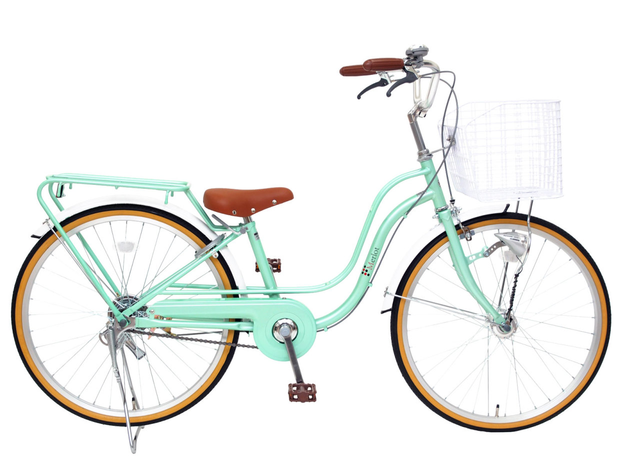 子供用自転車22インチ 24インチ カゴ付 サイクリング 通学 小学生