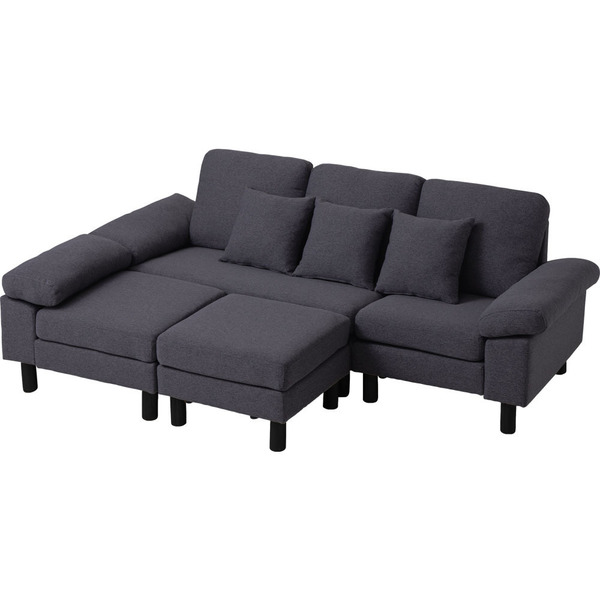 ソファー 3人掛け ソファ L字 ソファベット おしゃれ 北欧 ダイニング