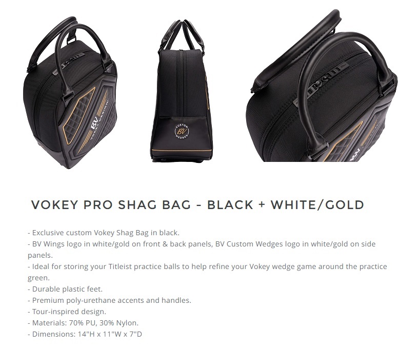 Titleist（タイトリスト） Titleist Vokey 2022 Pro Shag Bag-Black +