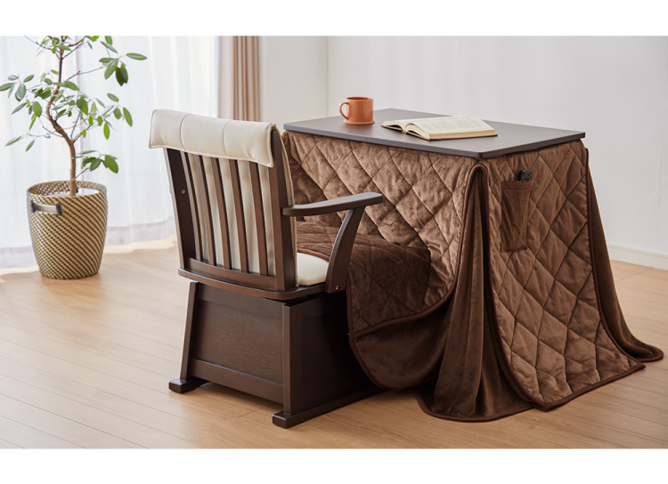 パーソナルこたつ 2点セット こたつデスク こたつ布団 75×50cm 500W