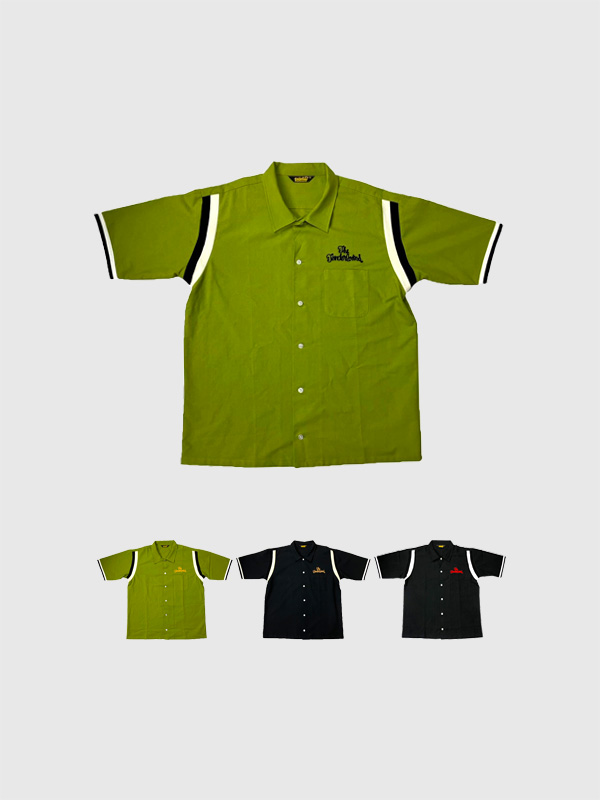 TENDERLOIN（テンダーロイン） ボーリング シャツ LOGO EMBROIDERY