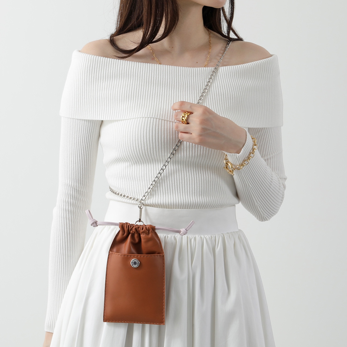 HERMES（エルメス） フォンケース Pilo ピロ アニョーミロ レザー