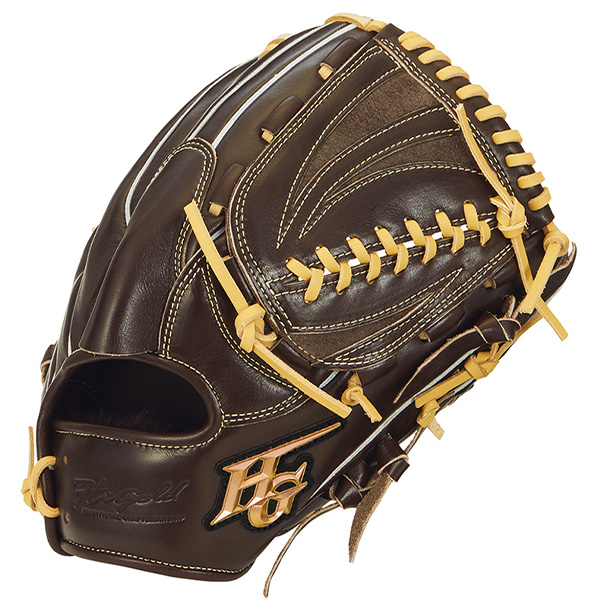 己極 野球 ハイゴールド 軟式グローブ グラブ SRダークブラウン