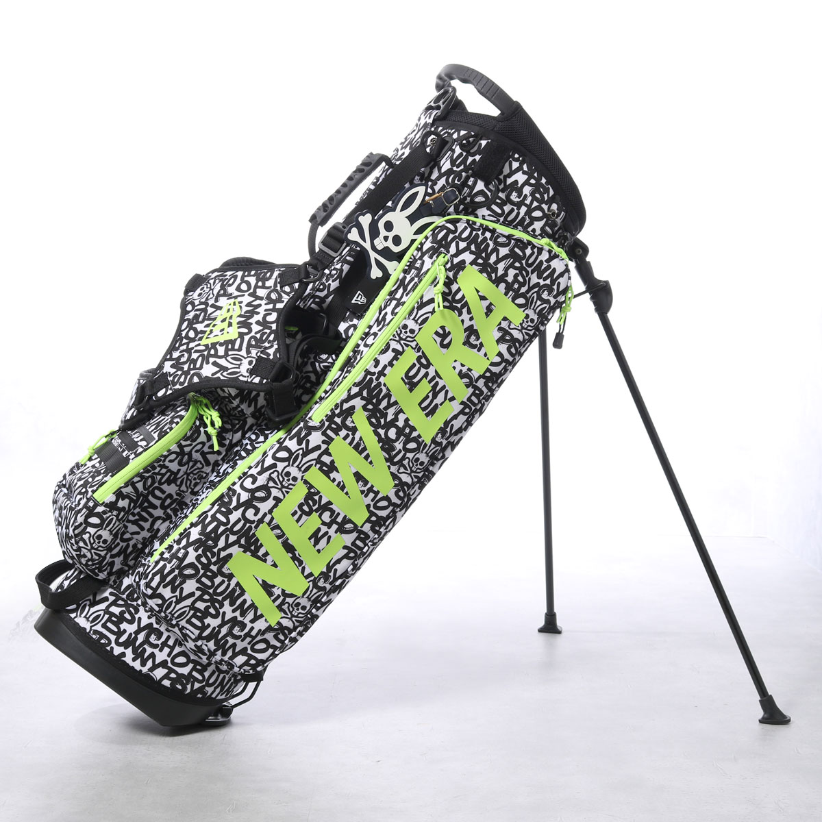 サイコバニー ニューエラ ゴルフ キャディバッグ スタンド型 9型 48