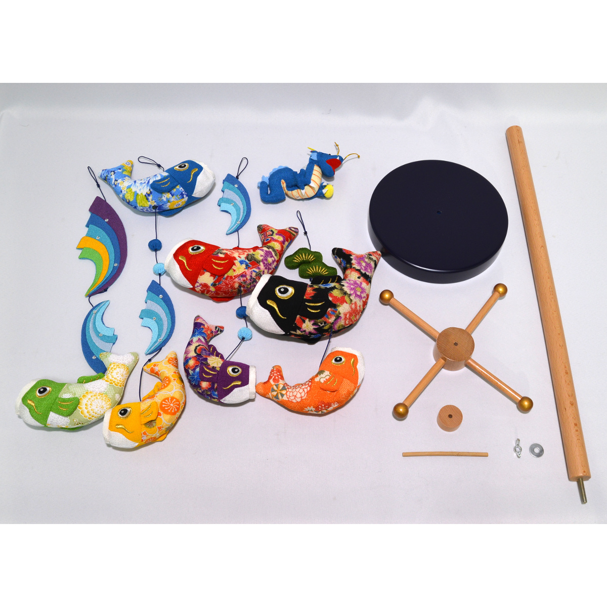 鯉のぼり 室内吊るし飾り 回転！登竜門セット : 人形の三信 - 通販