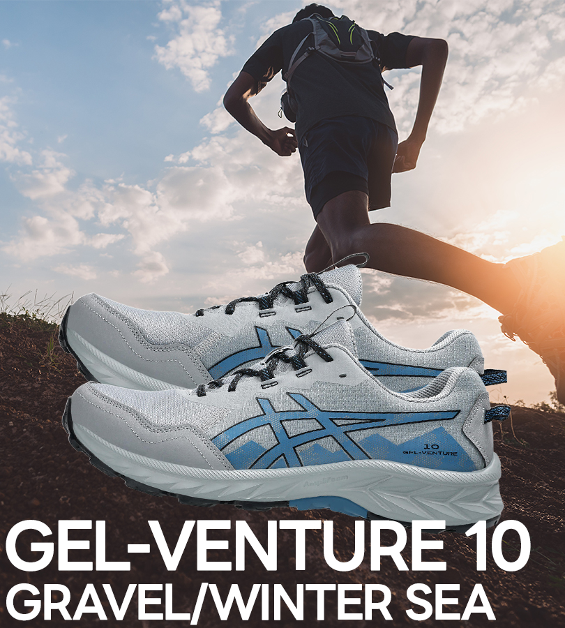 GEL-VENTURE アシックス ASICS 10 ゲルベンチャー GRAVEL/WINTER SEA