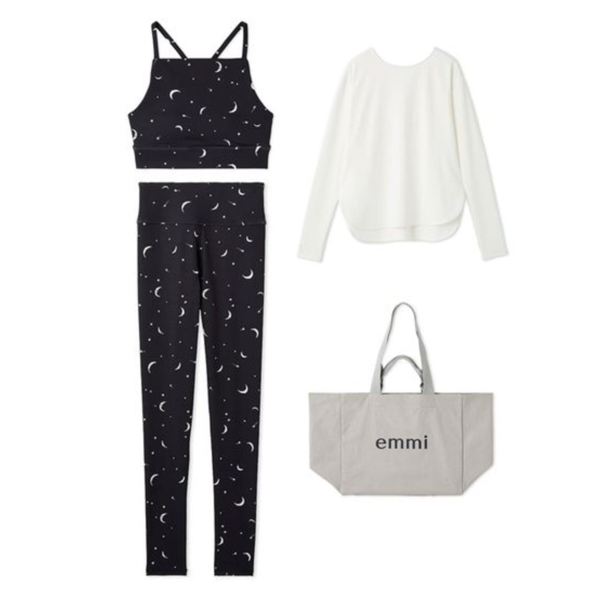 emmi yoga（エミヨガ） エミ ヨガ Happy Active set 4点セット