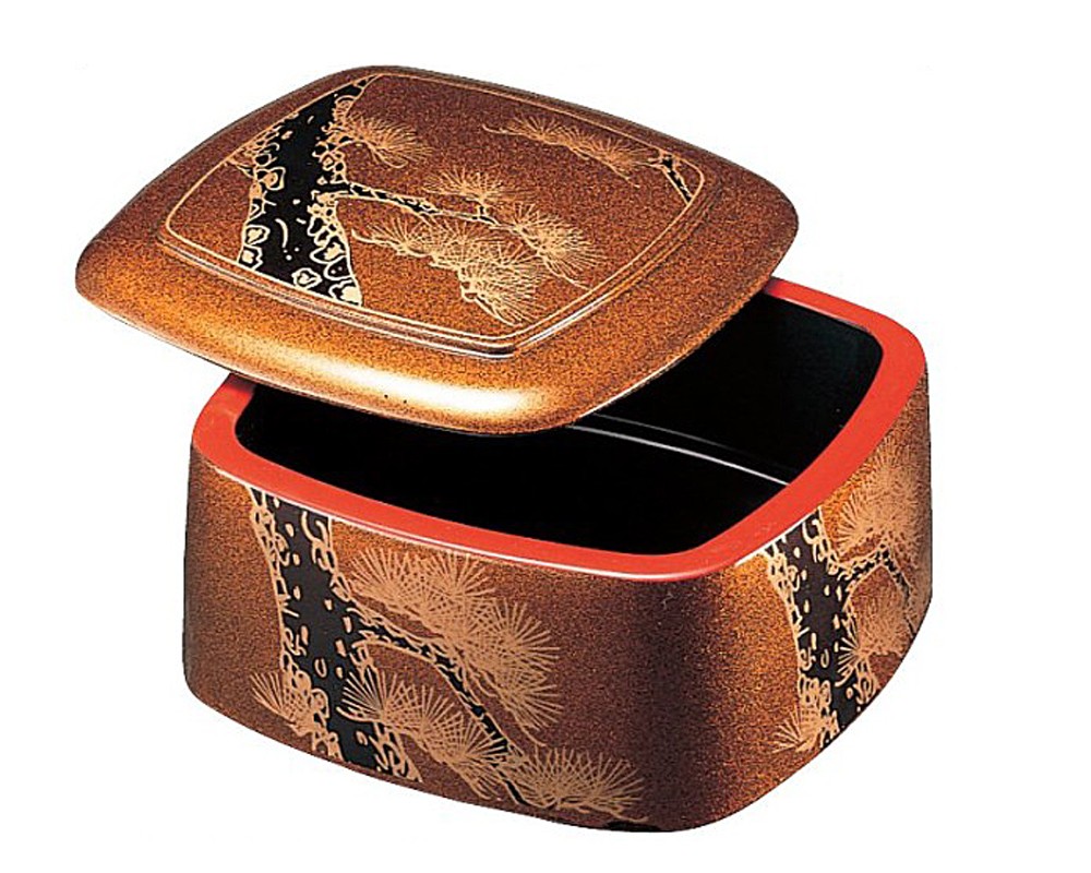 寿司桶 4客組 三味胴ちらし重 3種柄 1人用 業務用 日本製 手巻き寿司