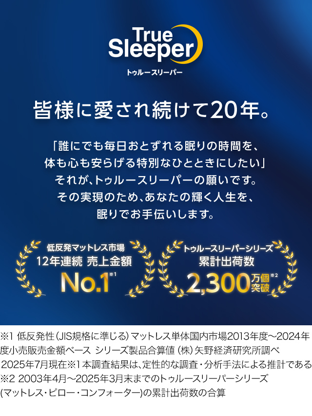 トゥルースリーパー（True Sleeper） 低反発マットレス ライト3.5