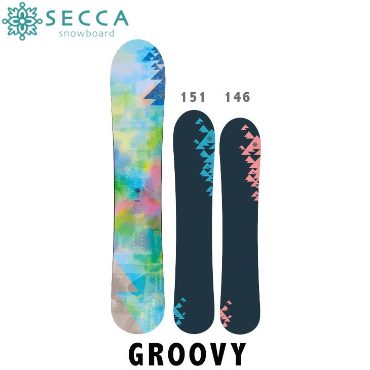 SECCA セッカ 18-19 GROOVY グルービィー SNOW BOARD スノーボード