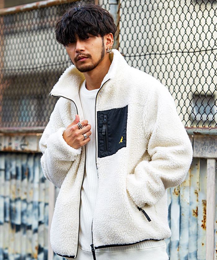 KANGOL（カンゴール） フリースジャケット メンズ ブランド アウター