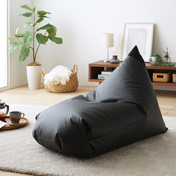 ビーズクッション ソファ レザー ビーズソファ 大 クッションフロア 体