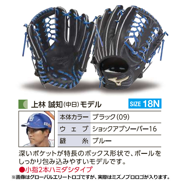 MIZUNO（ミズノ） ミズノプロ/オーダーグラブ/軟式グローブ/上林誠知