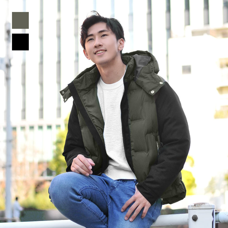 EVOLUTION（エボリューション） ダウンジャケット メンズ シームレス