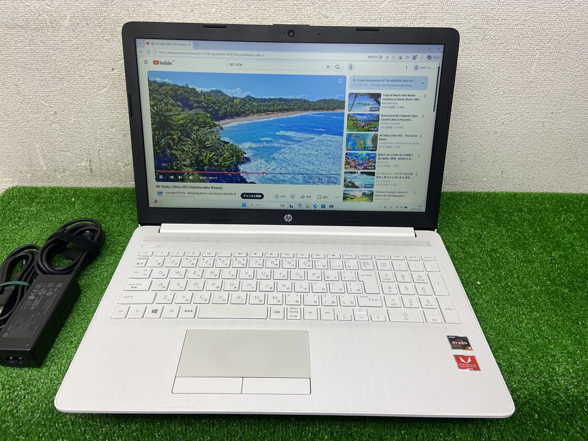 エイチピー HP LAPTOP 15-DB0XXX AMD RYZEN 3 2200U ノートPC WINDOWS