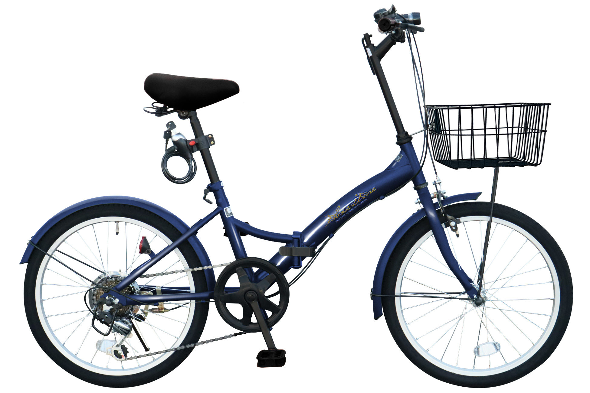 アイジュサイクル 折りたたみ自転車 20インチ シマノ製 6段ギア