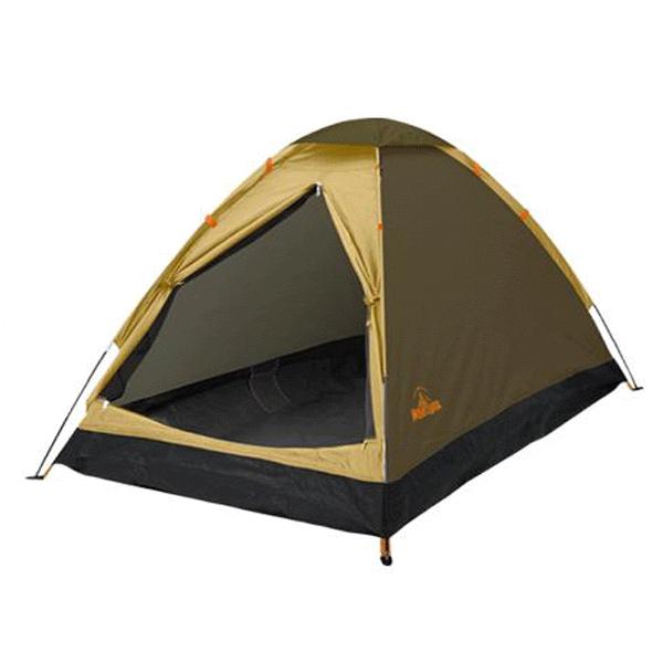 Montagna ドームテント 2人用 収納袋付き 簡単 組立 軽量 メッシュ扉