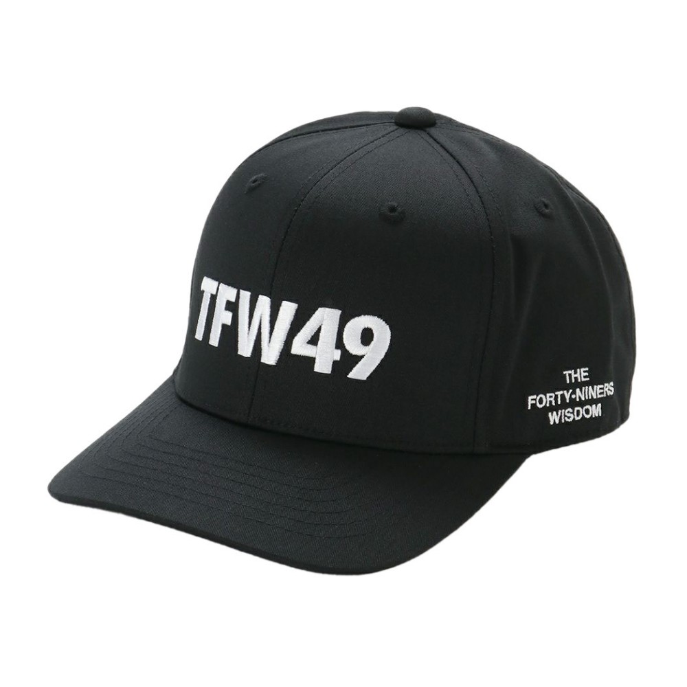 TFW49 キャップ TFW CAP T132220011 BLACK WHITE : DEPARTMENTSTORES