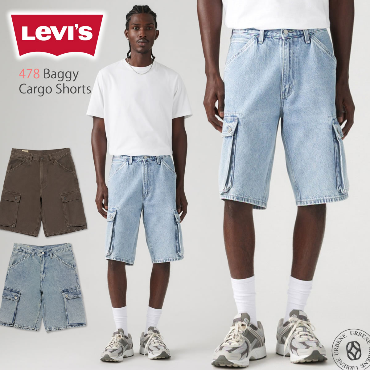 Levi's（リーバイス） 478 バギーカーゴショートパンツ メンズ 12