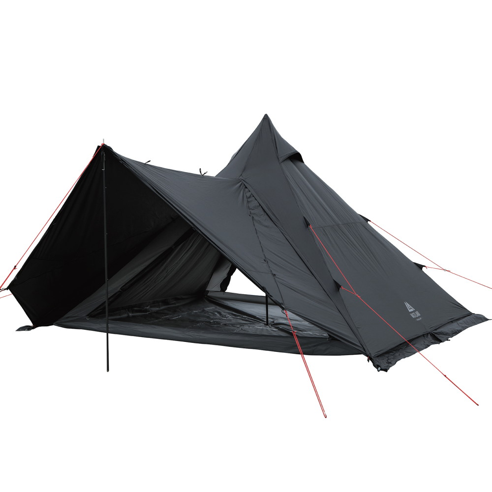 VASTLAND ワンポールテント Mサイズ 4人用 簡単設営 ファミリーテント