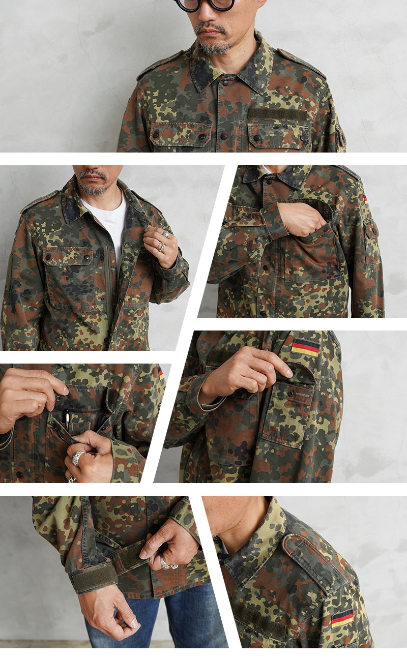 MILITARY（ミリタリー） 実物 USED ドイツ軍 フレクターカモ