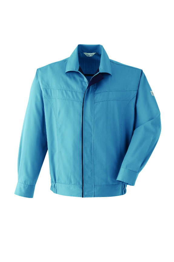 Asahicho 作業服 作業着 ポケットレスブルゾンE0371 春夏用 男性用