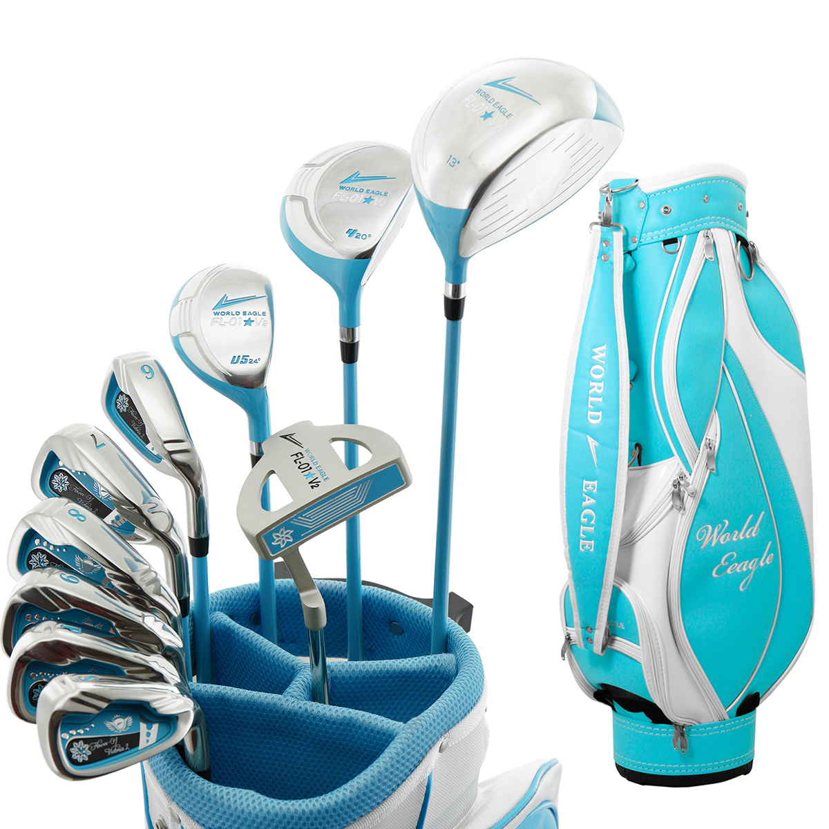 WORLD EAGLE ゴルフクラブセット ワールドイーグル レディース FL-01