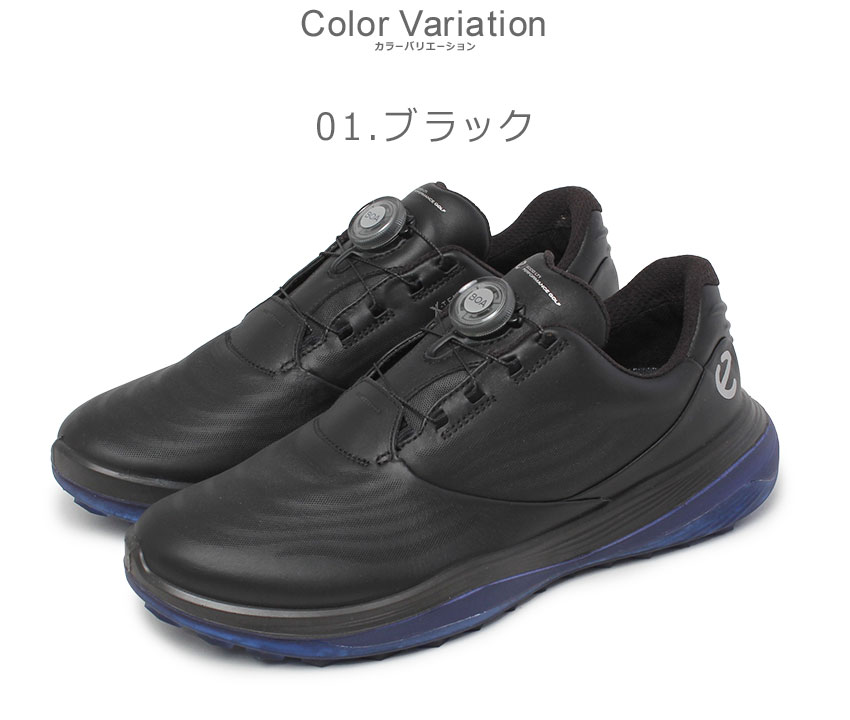 ecco（エコー） ゴルフシューズ メンズ GOLF LT1 ECCO 132274 ブラック