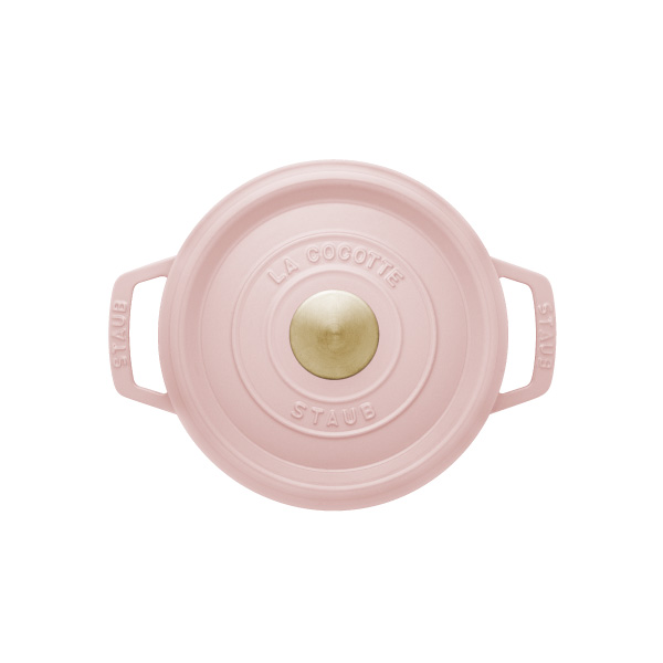 ピコ・ココット ストウブ ラウンド 16cm ソルベローズ｜STAUB 両手鍋
