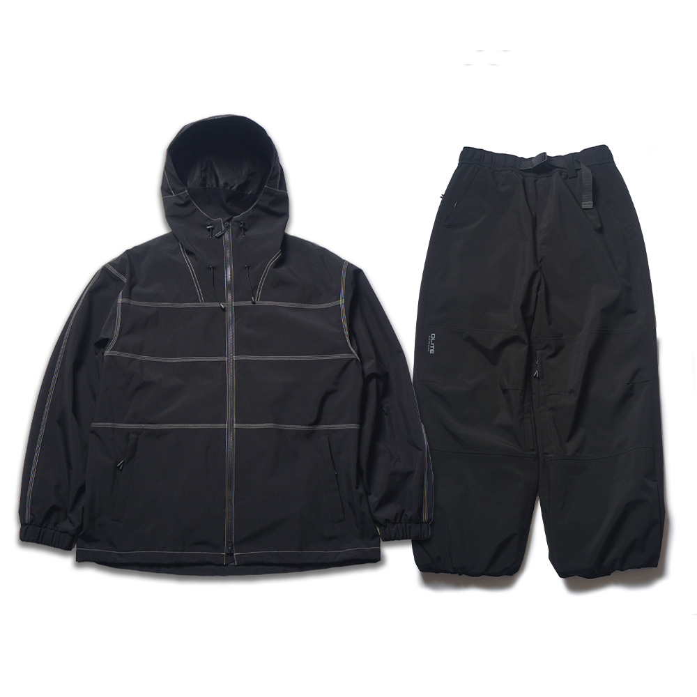 43DEGREES スノーボードウェア スキーウェア 上下セット メンズ
