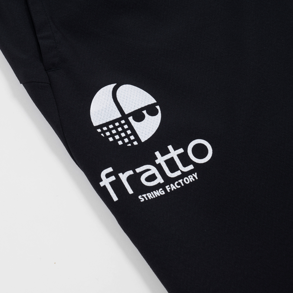 fratto / YONEX frattoロゴ入り 七分丈パンツ ブラック 60140