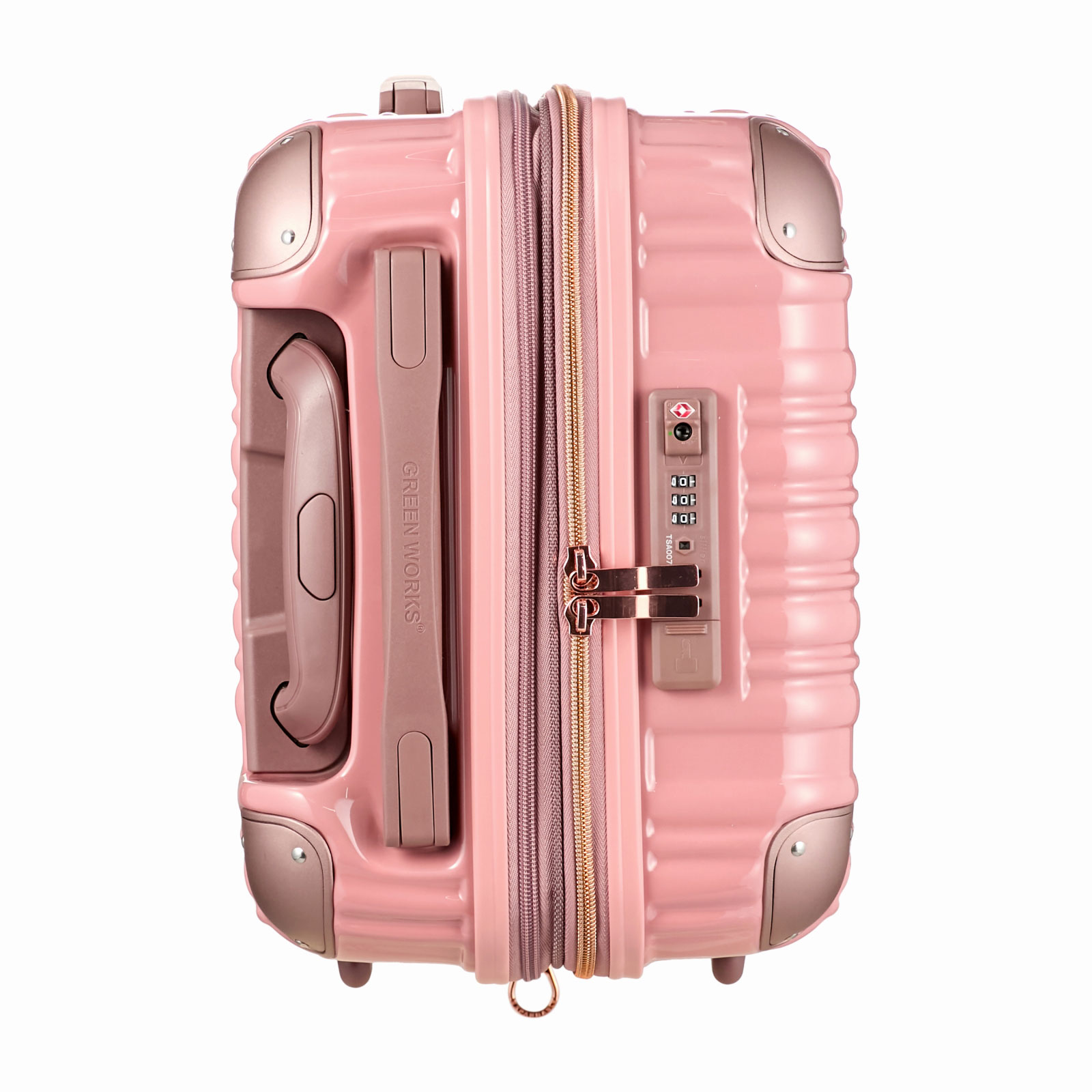 拡張式スーツケース 機内持ち込み Sサイズ ジッパータイプ GREEN WORKS