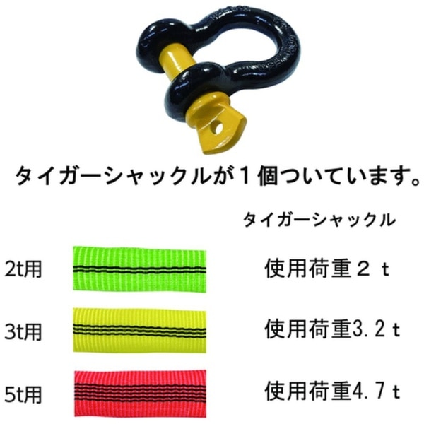 DAIDOHANT セット商品（ラウンドスリング コブラ4.0M 3トン用 黄）＋