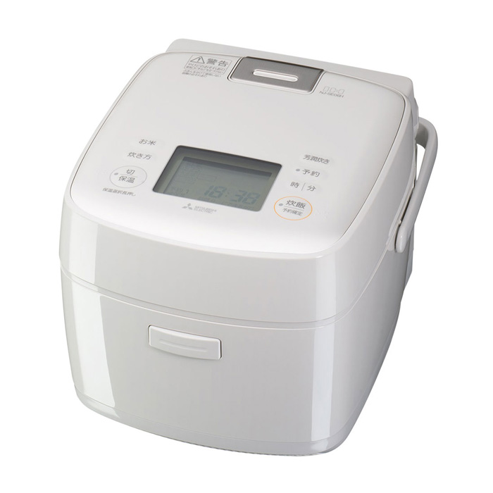 三菱電機 炊飯器 5.5合炊き IH炊飯器 備長炭 炭炊釜 IHジャー炊飯器 NJ