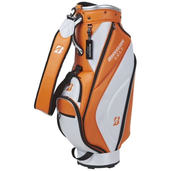 キャディバッグ 軽量ベーシックモデル (9型/オレンジ) CBG422 オレンジ