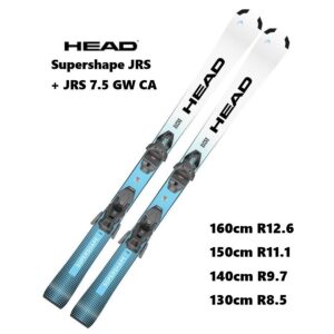 25 HEAD ヘッド Supershape JRS + JRS 7.5 GW CA ジュニア スキー板
