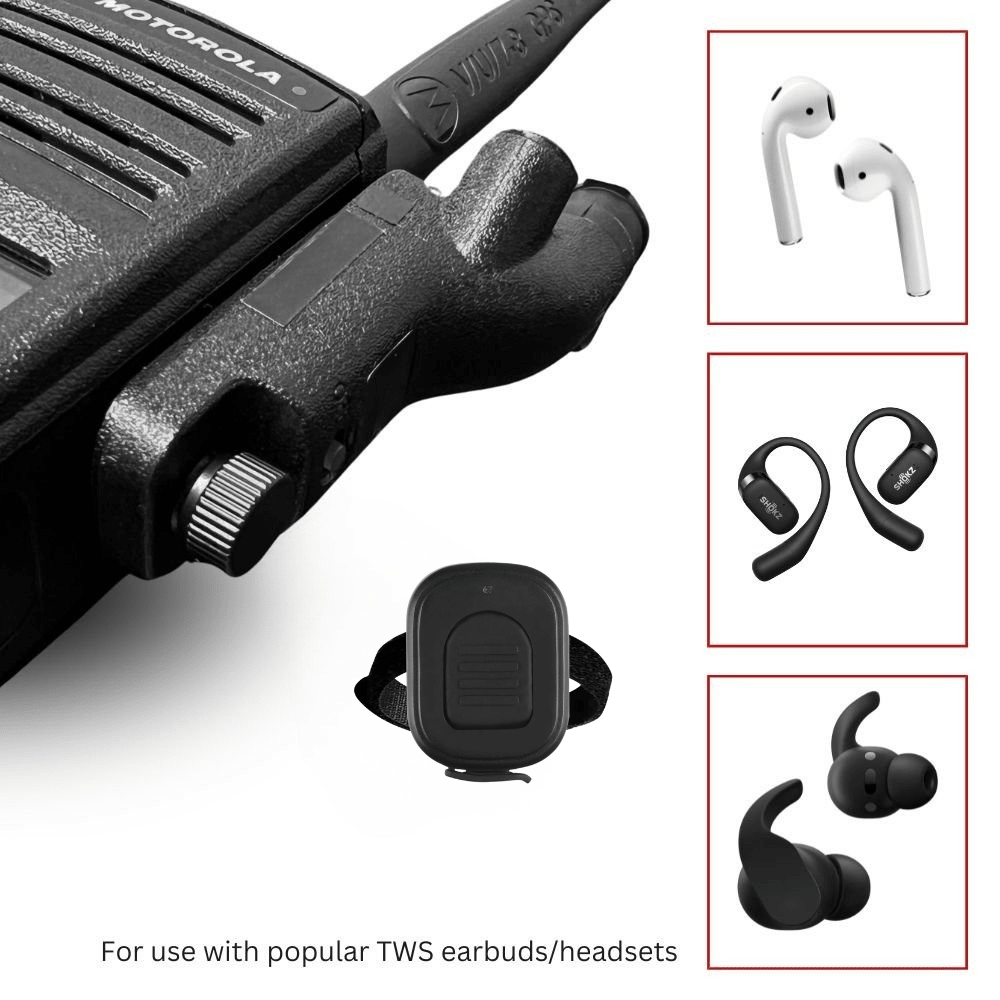 Motorola APX Bluetooth Adapter with Wireless PTT and Kill Switch