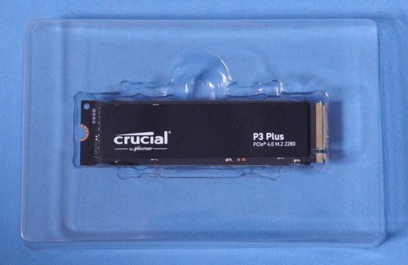 Crucial] P3 Plus(M.2 SSD,1TB)の入手とレビュー [6,300円