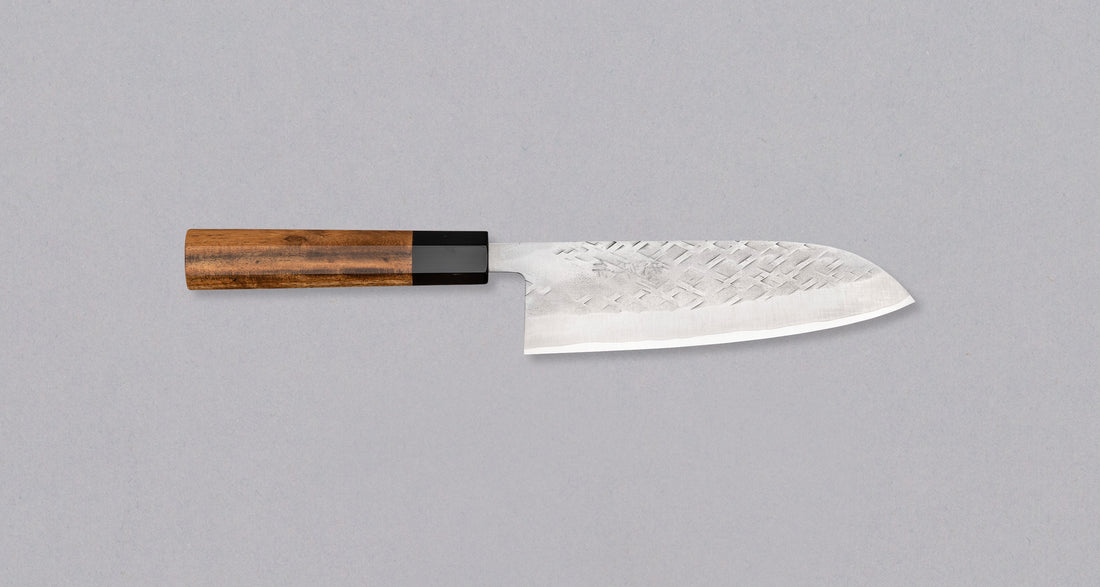 Tadafusa Santoku SLD Polished Hammered 165mm (6.5