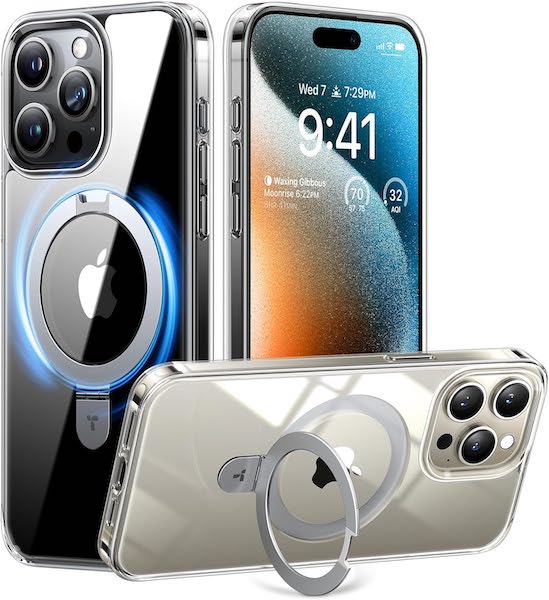 iPhone 15 Proチタン素材を楽しみたい人におすすめのクリアケース