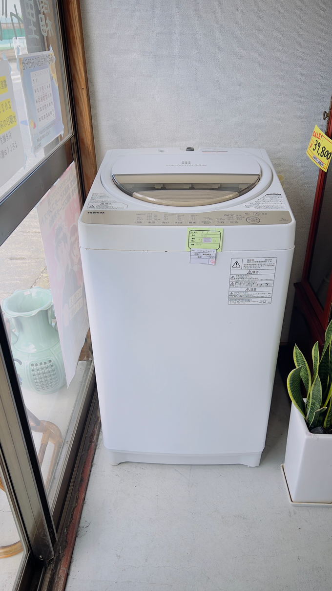 SOLD OUT】TOSHIBA STAR CRYSTAL DRUM 7Kg 2020 | 霜里ガレリア 電化製品