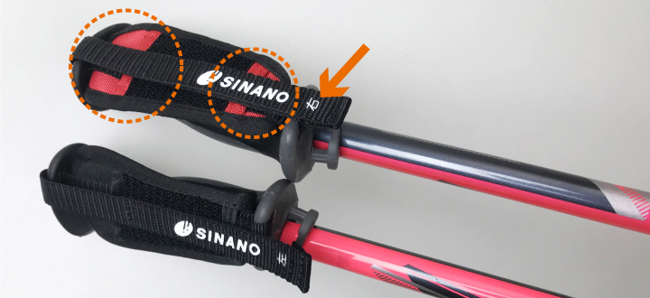 ウォーキングポール シナノ レビータ Laくっしょん｜クッションが衝撃